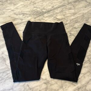 ALO black full length legging size small